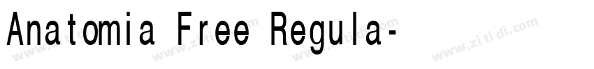 Anatomia Free Regula字体转换